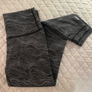 Lululemon barre3 collab black leggings size 2